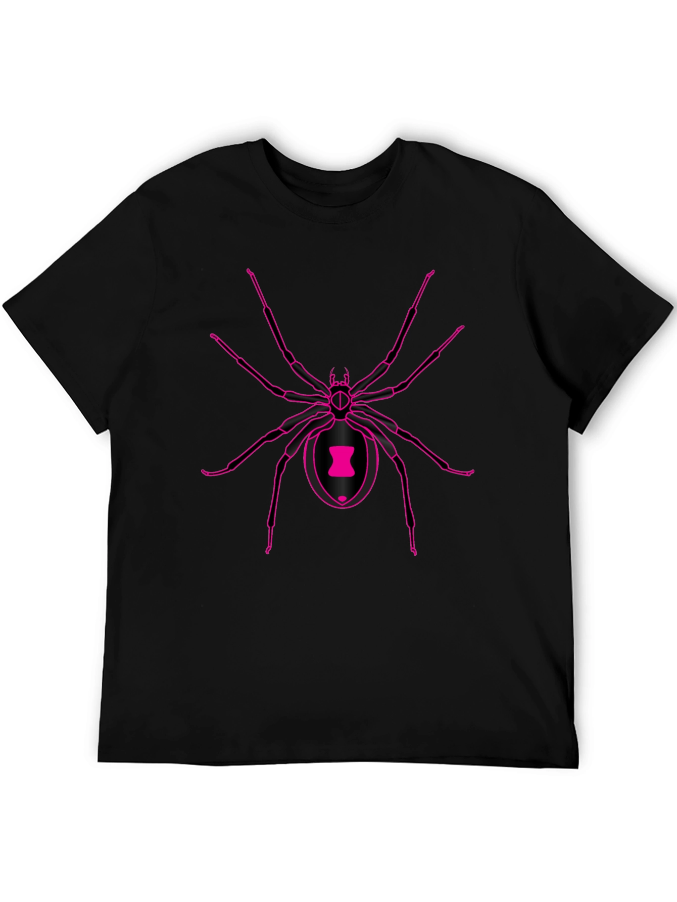 Black Widow Spider Graphic Tee - Mens