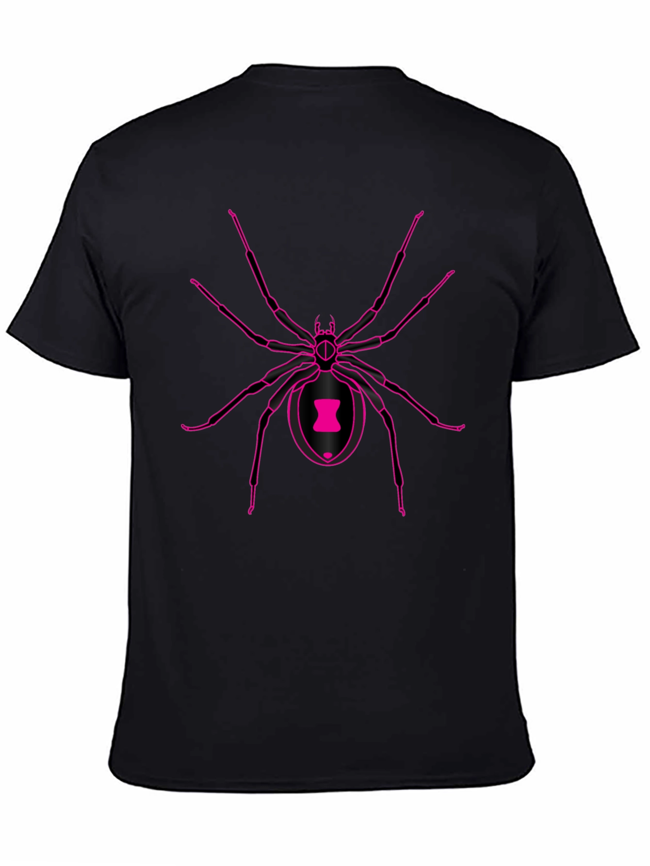 Black Widow Spider Graphic Tee - Mens