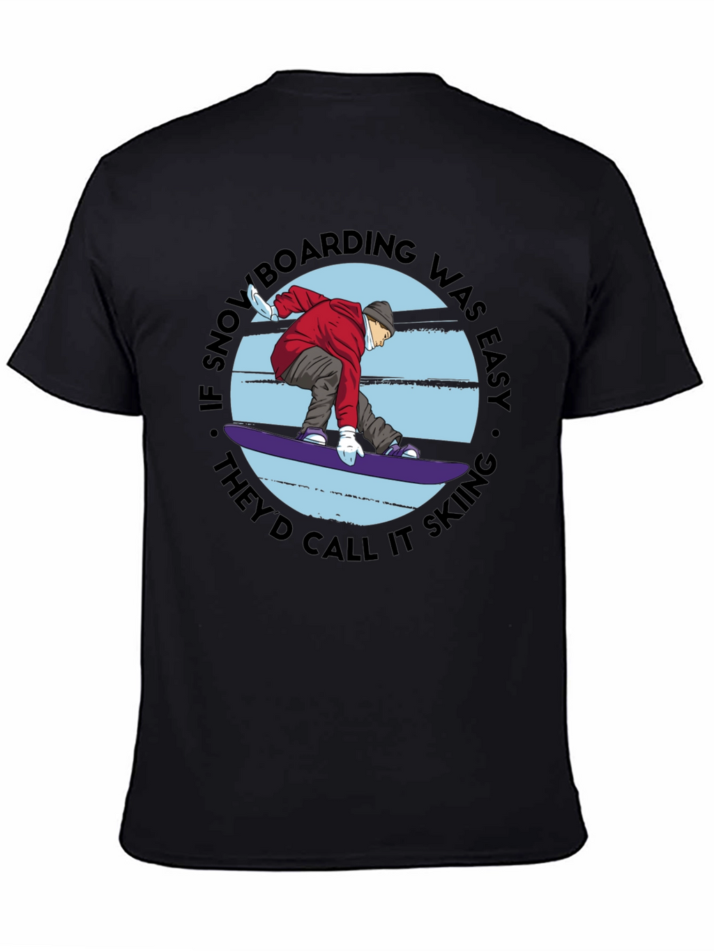 Snowboarding vs Skiing Graphic Tee