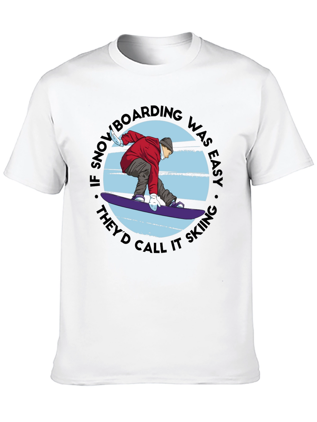 Snowboarding vs Skiing Graphic Tee
