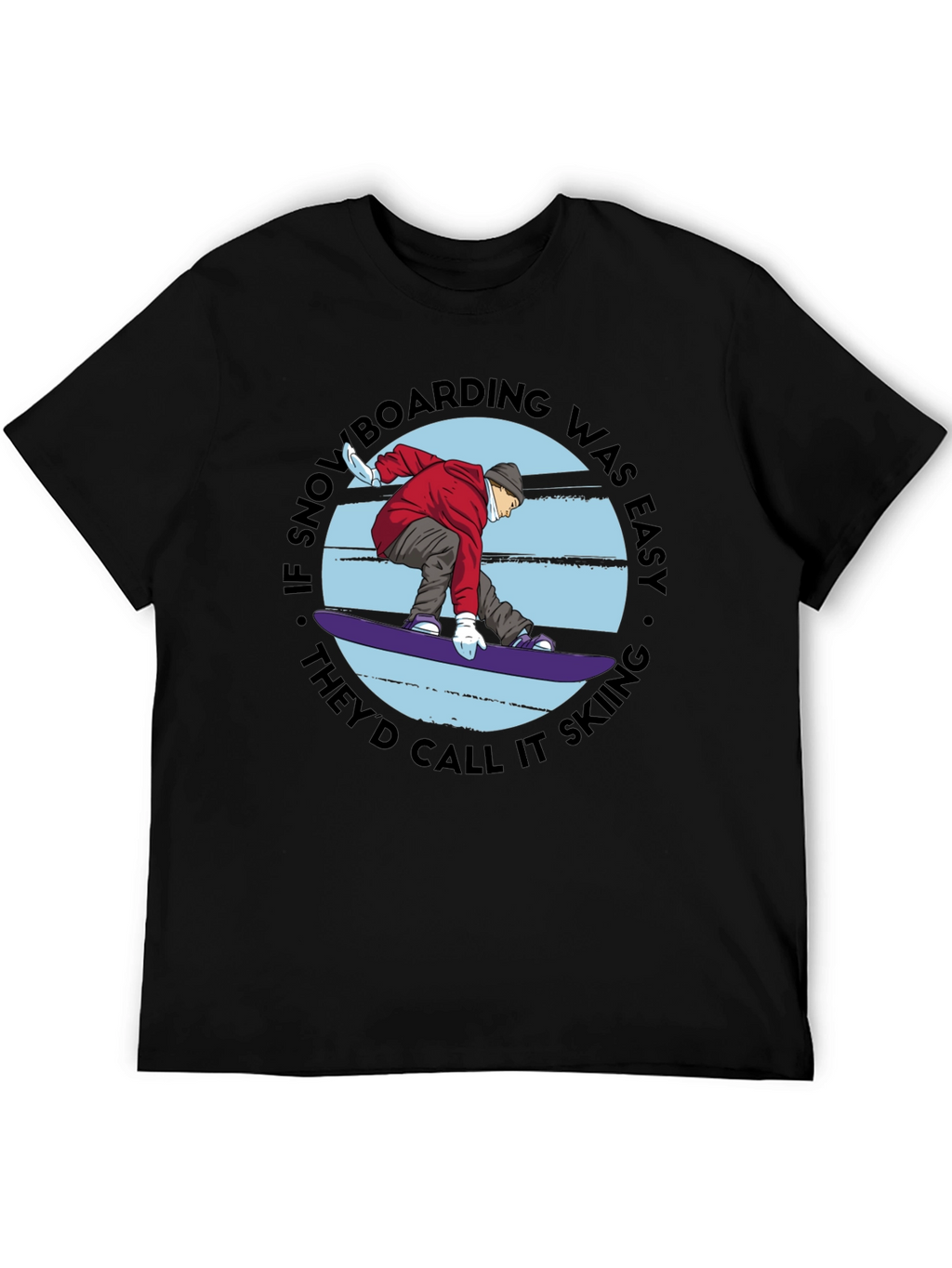 Snowboarding vs Skiing Graphic Tee