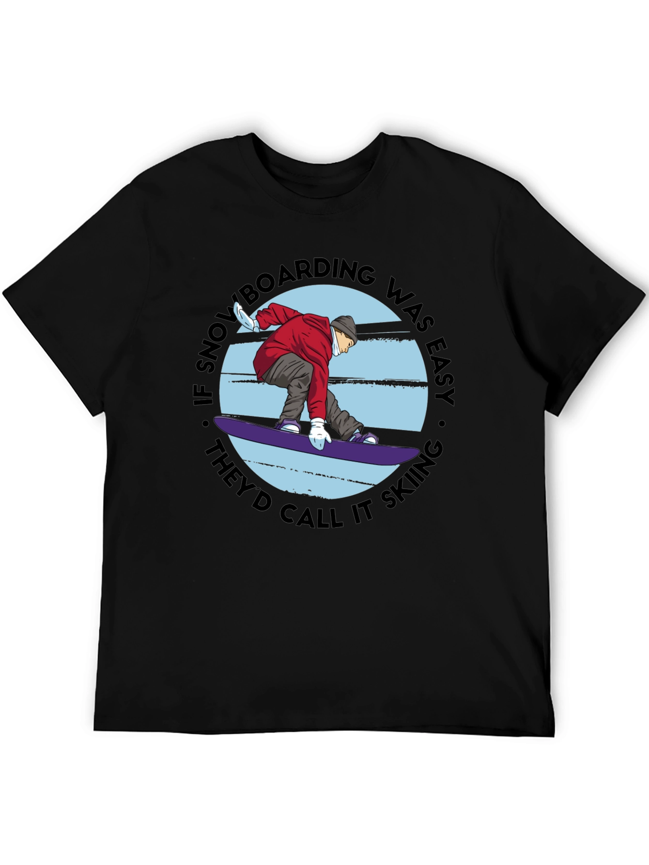 Snowboarding vs Skiing Graphic Tee