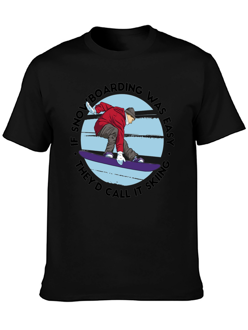 Snowboarding vs Skiing Graphic Tee