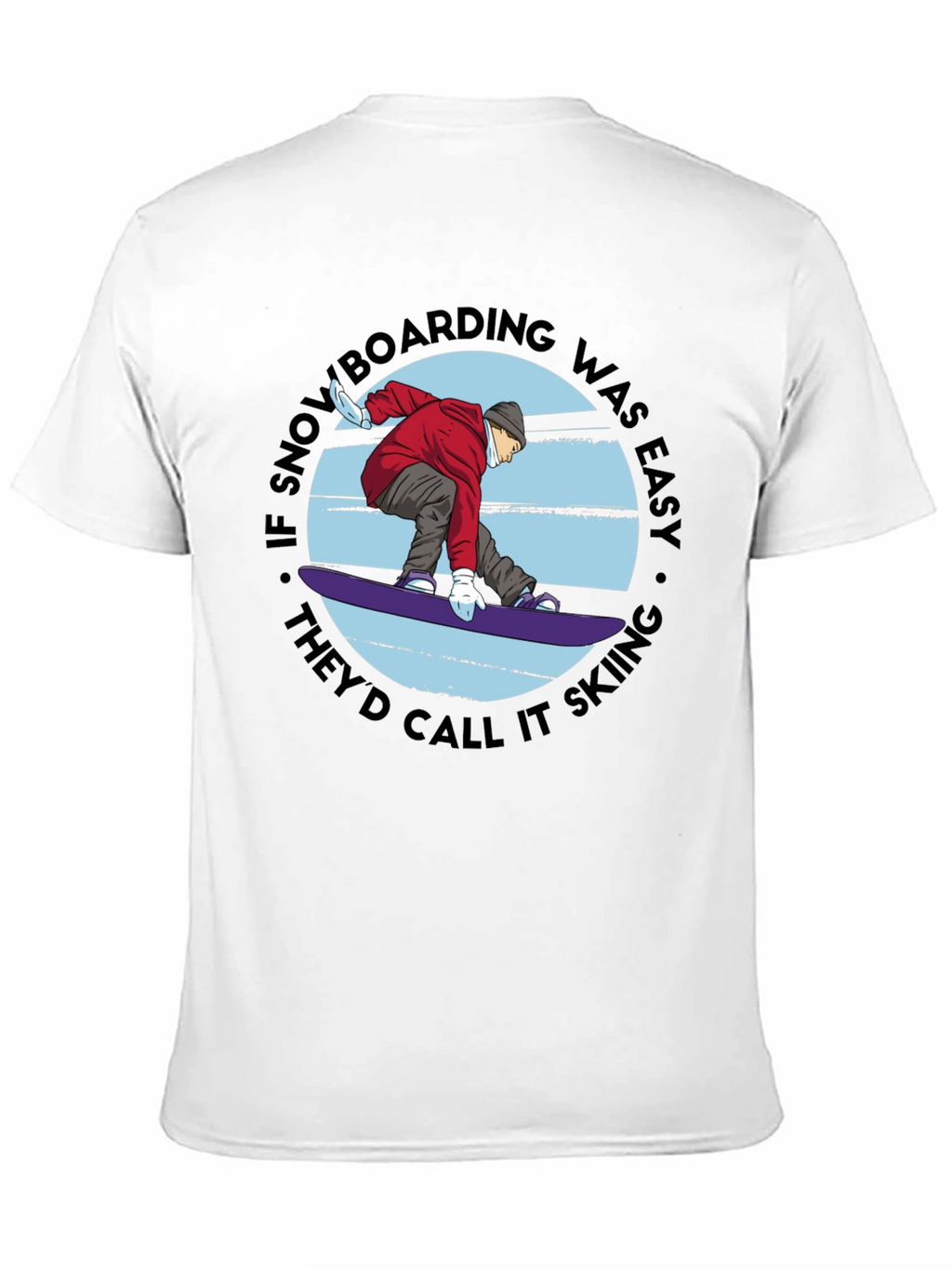 Snowboarding vs Skiing Graphic Tee