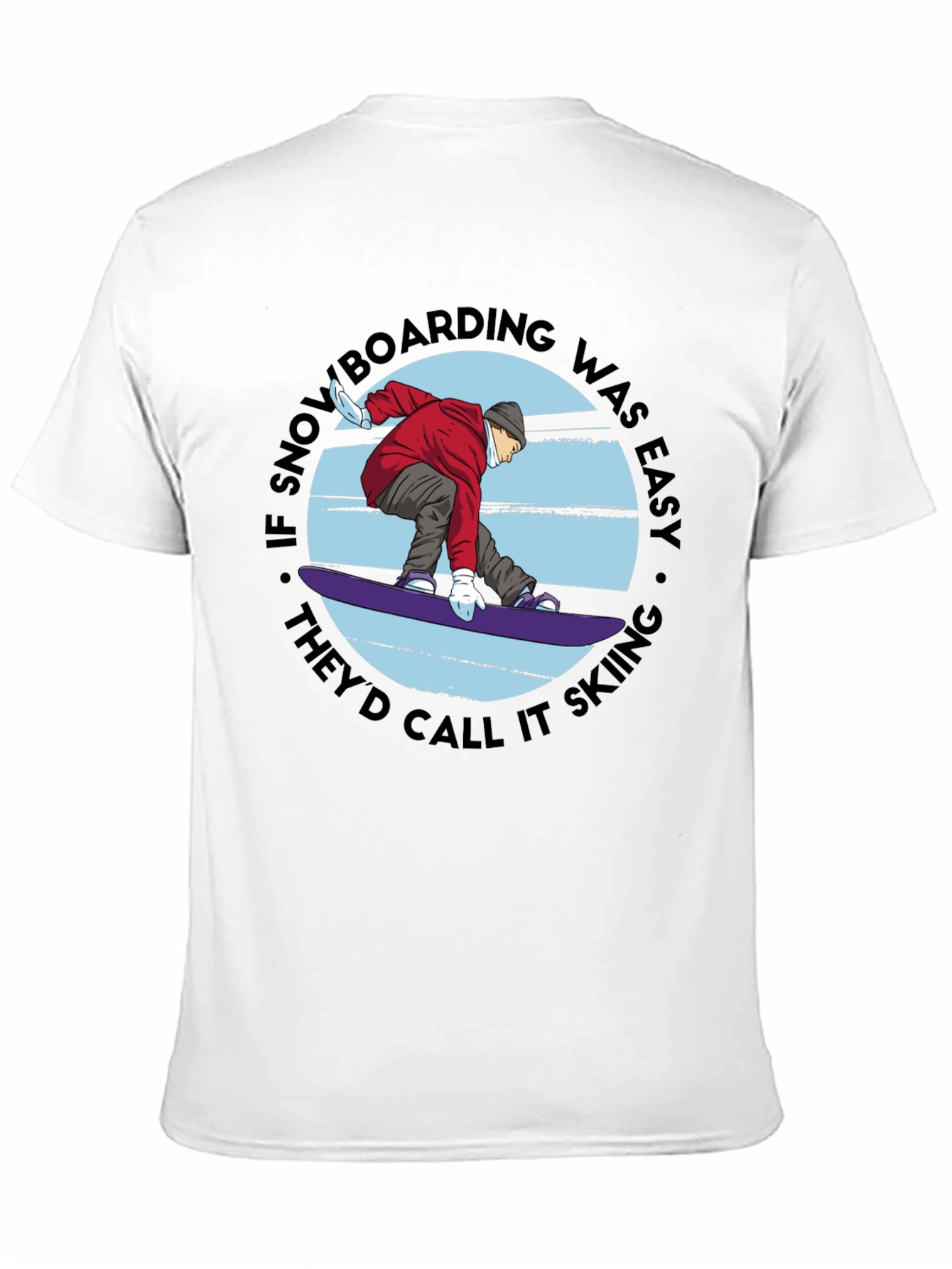 Snowboarding vs Skiing Graphic Tee