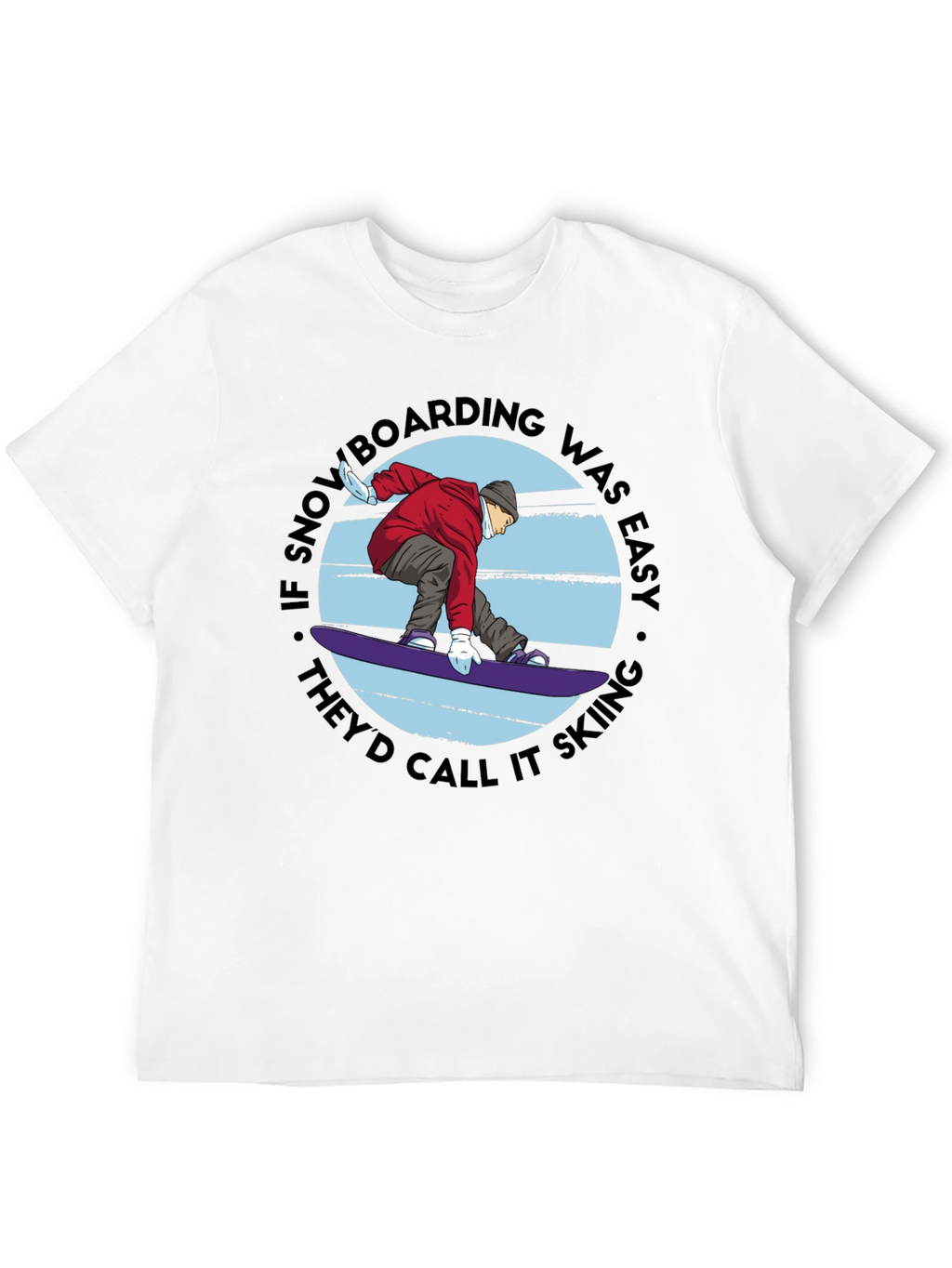 Snowboarding vs Skiing Graphic Tee