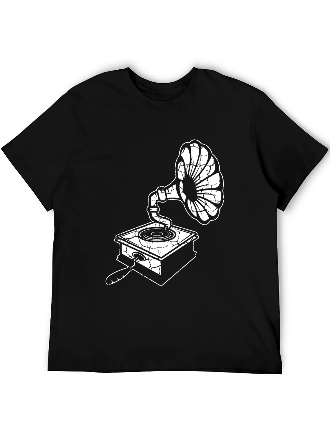 Vintage Phonograph Graphic T-Shirt