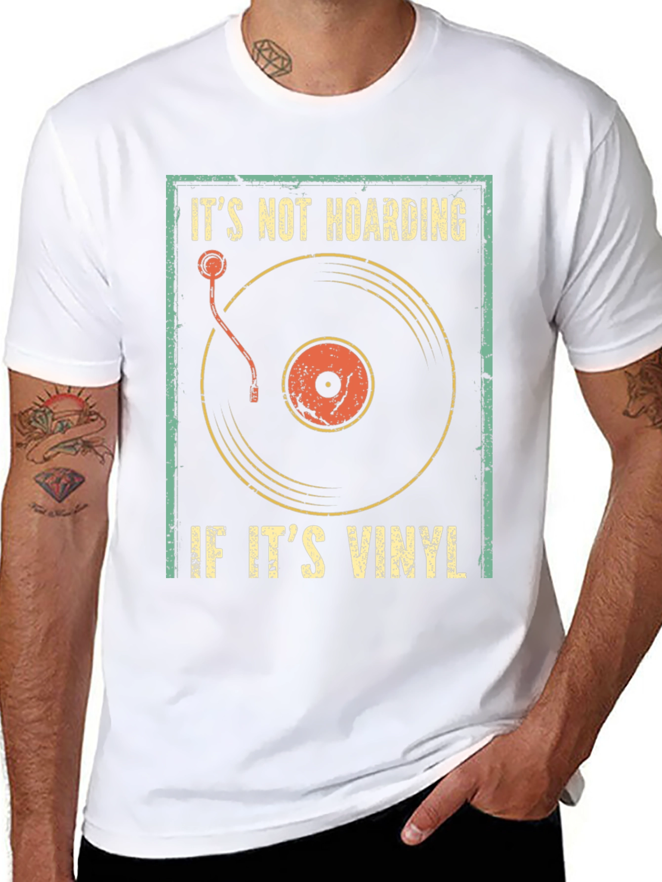 Its Not Hoarding If Its Vinyl Graphic Tee