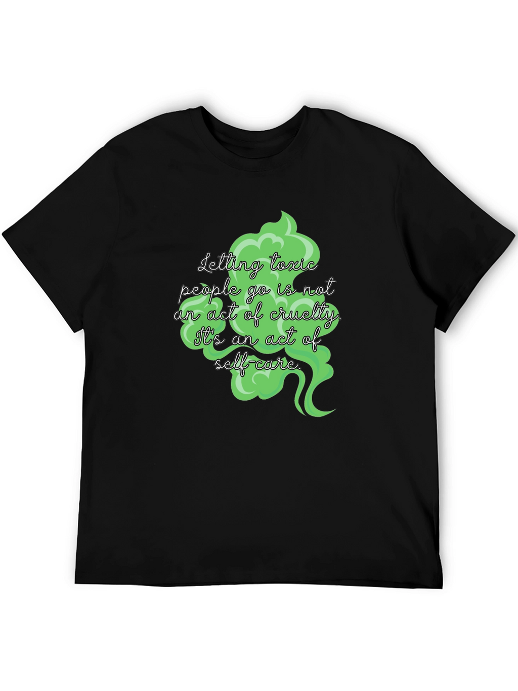 Toxic People Self-Care Black T-Shirt