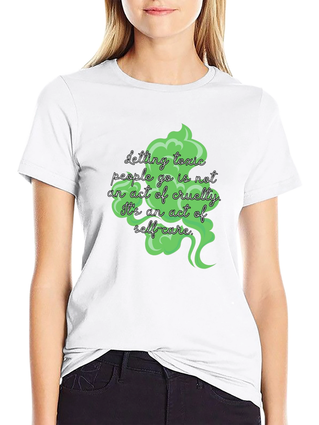 Toxic People Self-Care Black T-Shirt