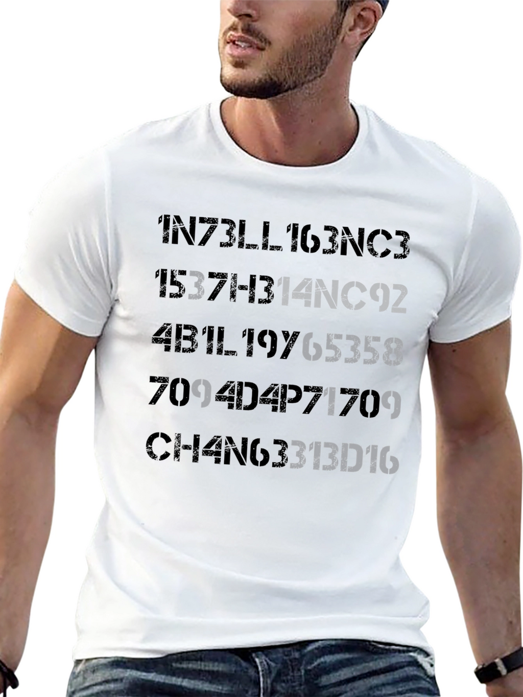 Intelligence T-Shirt - Coded Design Tee