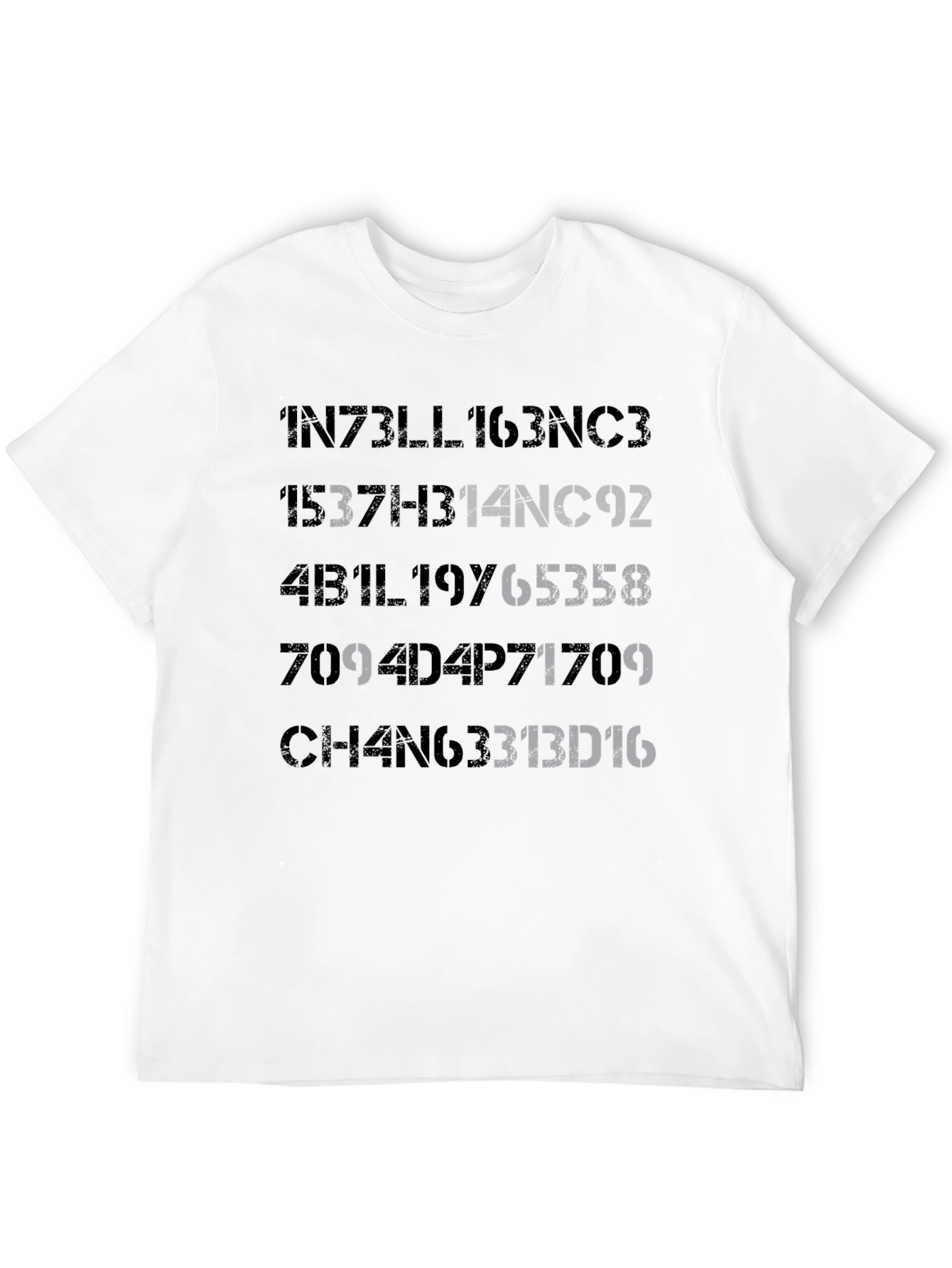 Intelligence T-Shirt - Coded Design Tee