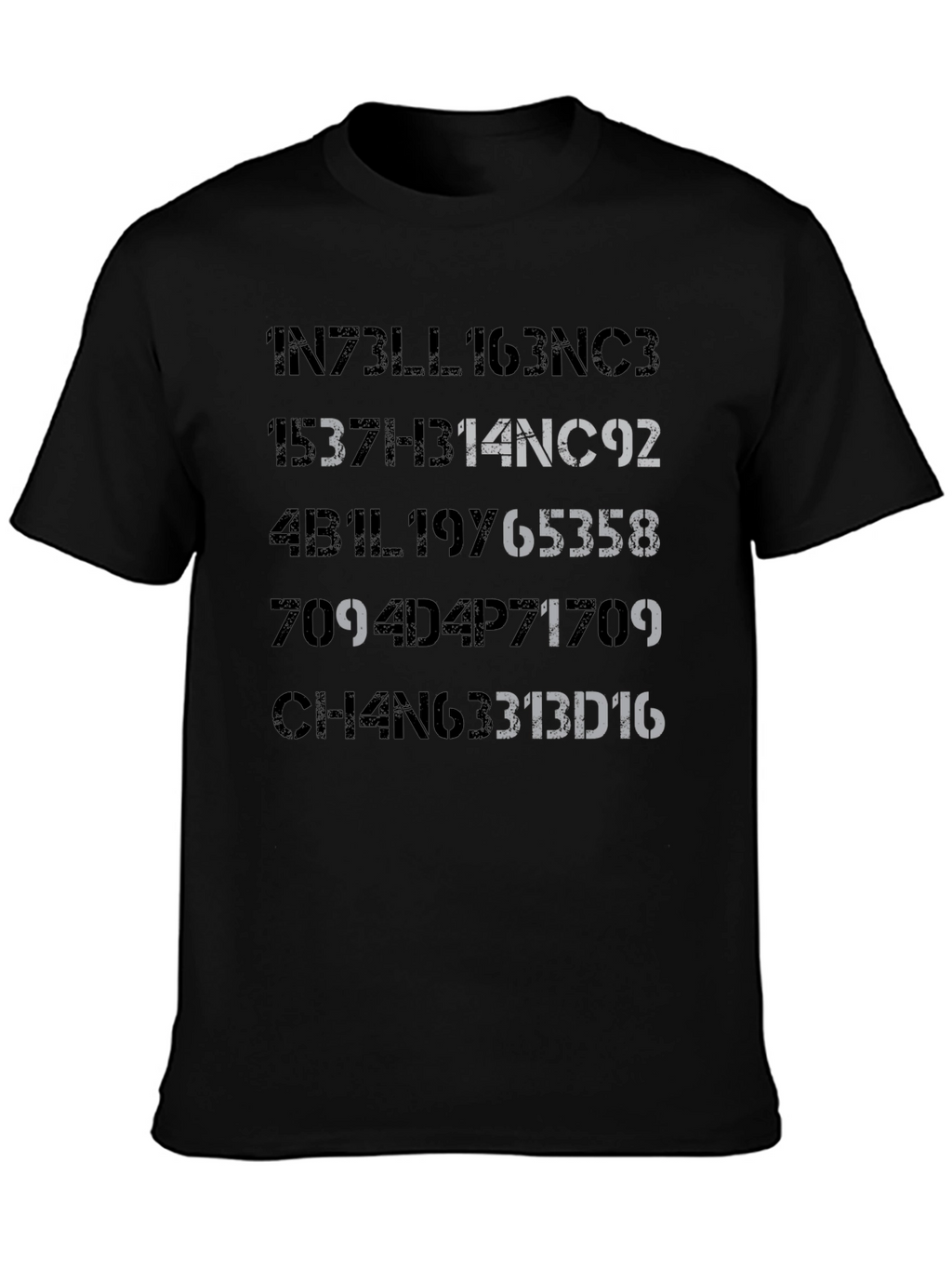 Intelligence T-Shirt - Coded Design Tee