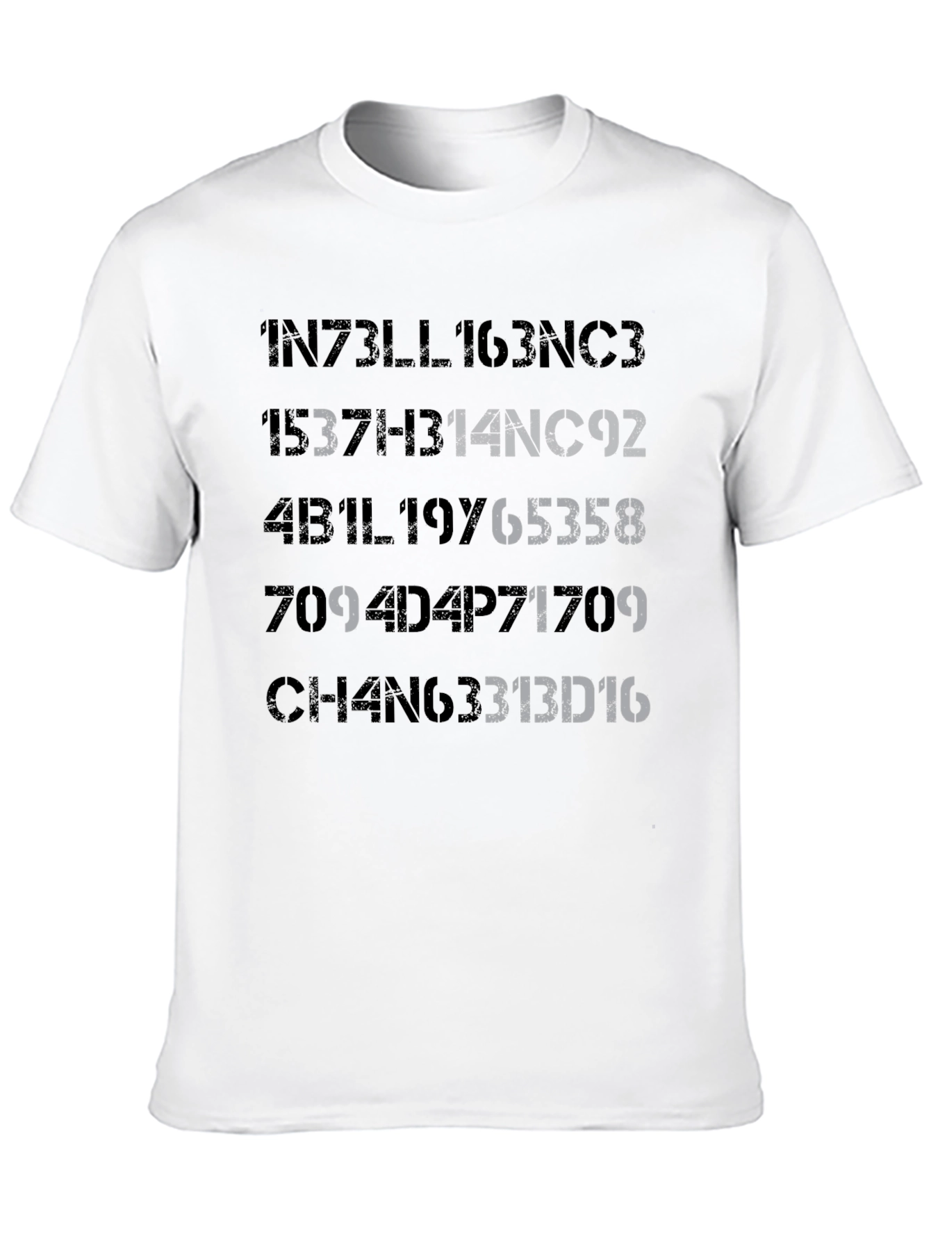 Intelligence T-Shirt - Coded Design Tee