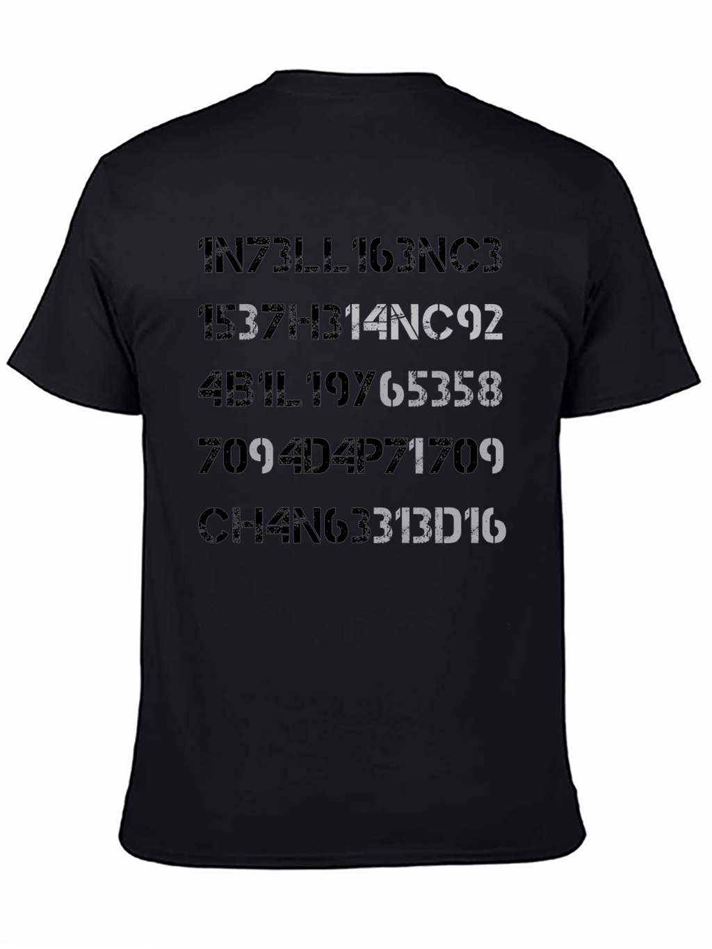 Intelligence T-Shirt - Coded Design Tee