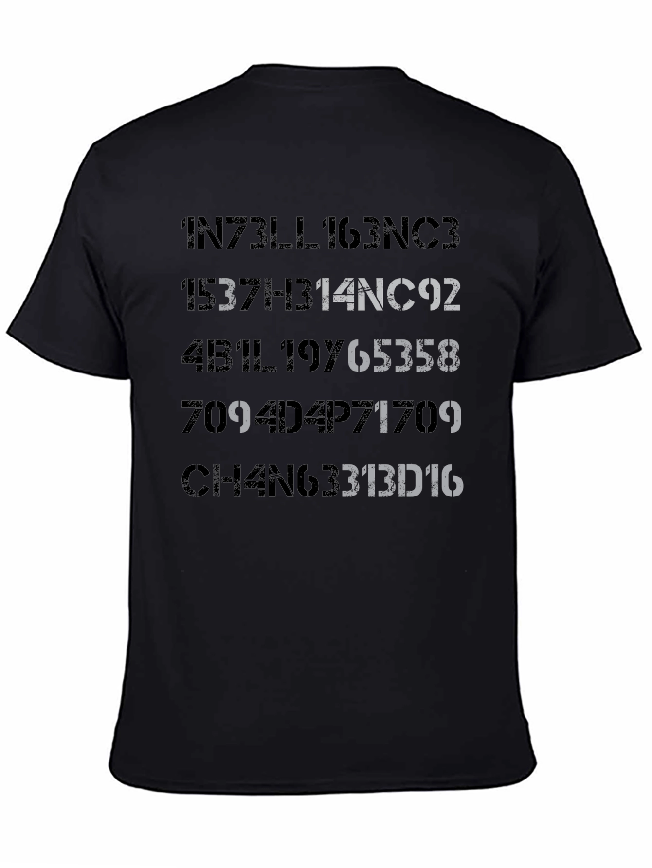 Intelligence T-Shirt - Coded Design Tee