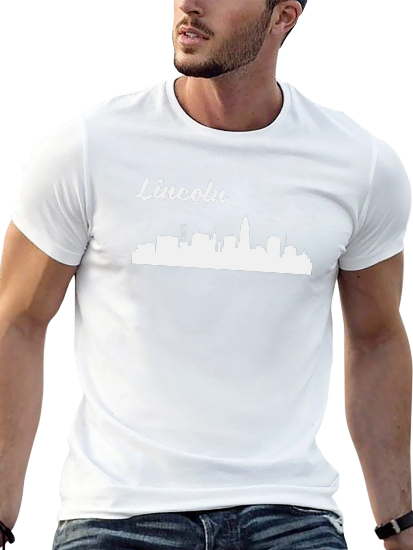 Lincoln Nebraska Skyline T-Shirt