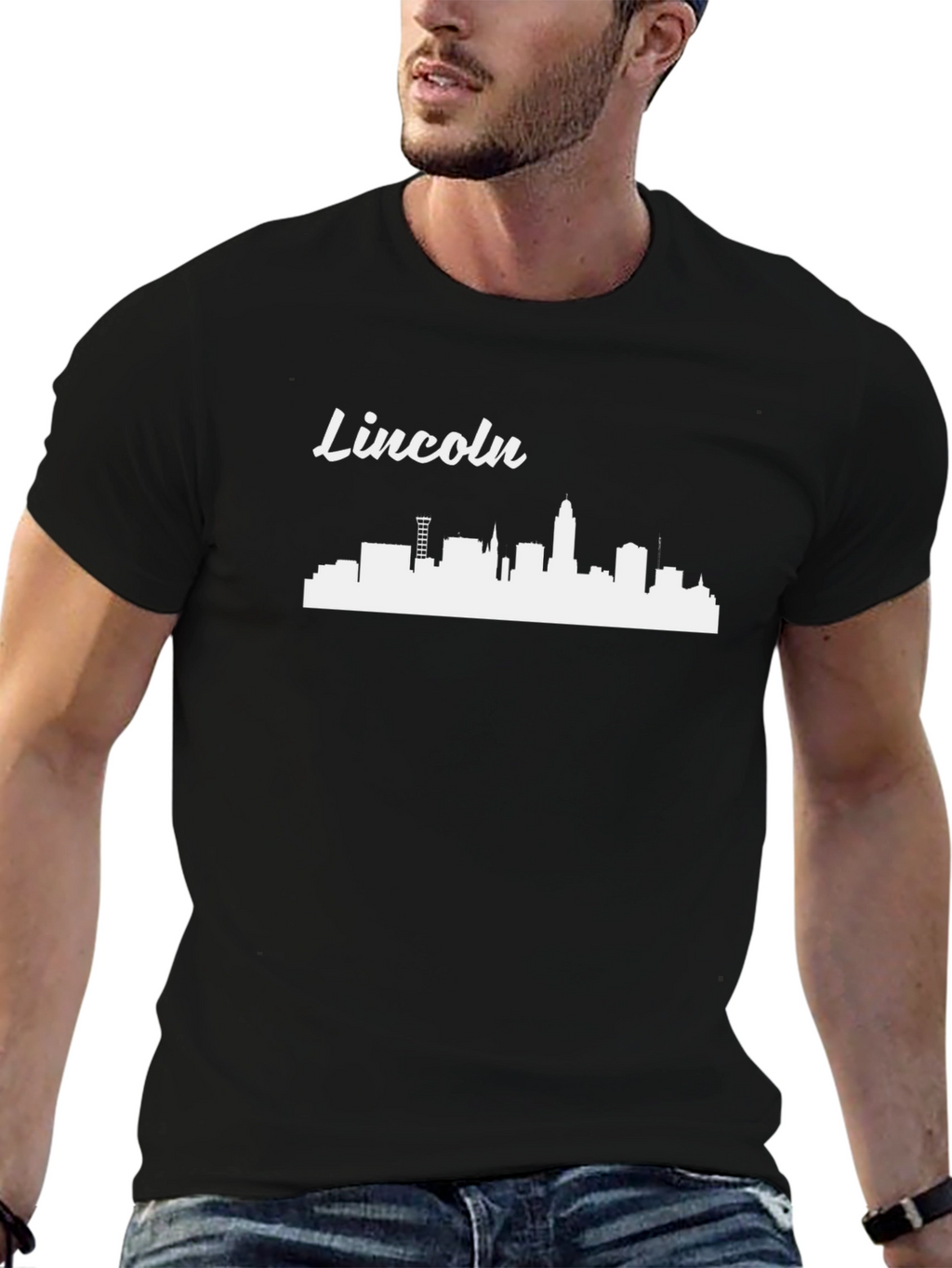 Lincoln Nebraska Skyline T-Shirt