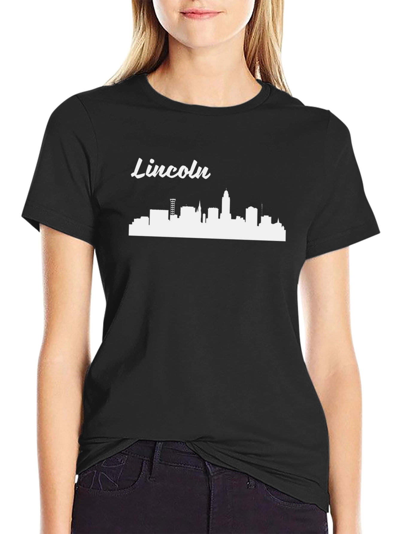 Lincoln Nebraska Skyline T-Shirt