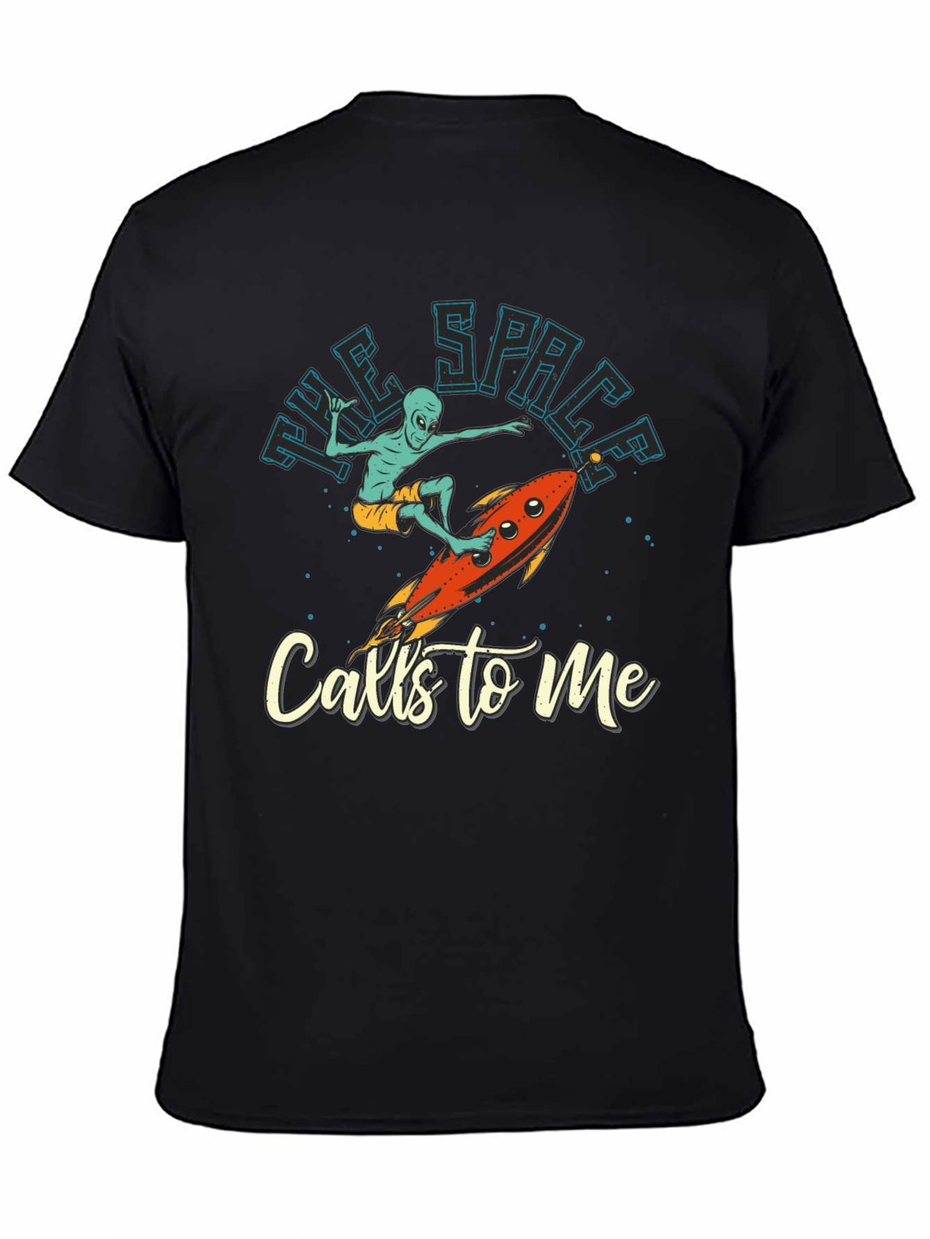 Alien Surfer T-Shirt - The Space Calls To Me