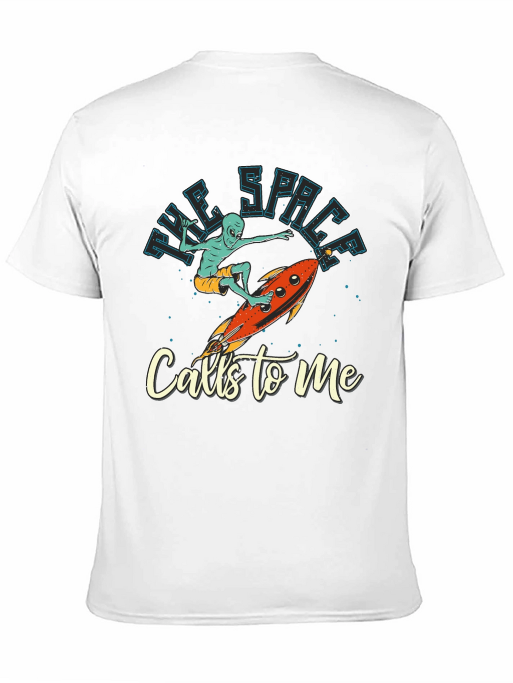 Alien Surfer T-Shirt - The Space Calls To Me