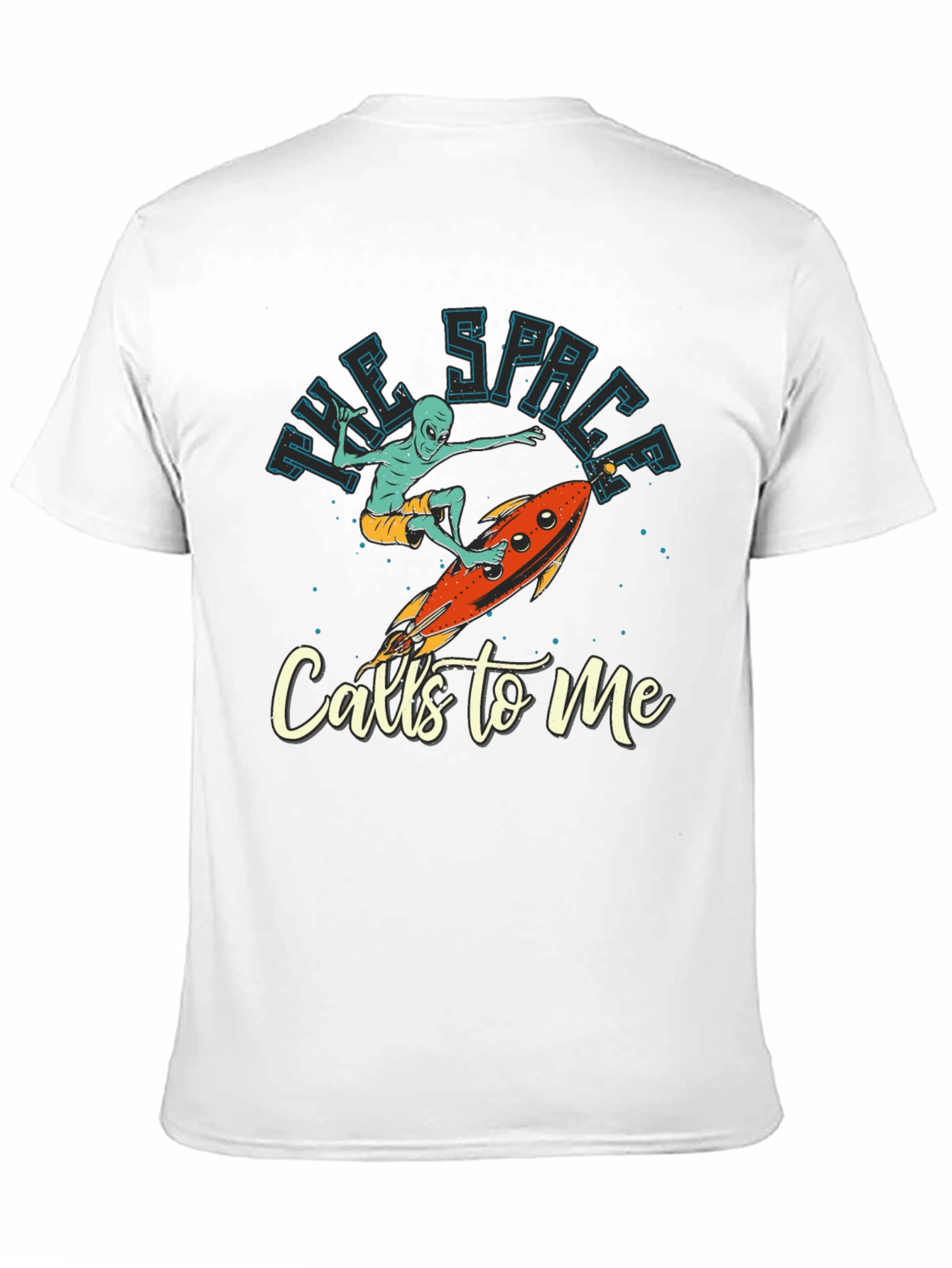 Alien Surfer T-Shirt - The Space Calls To Me