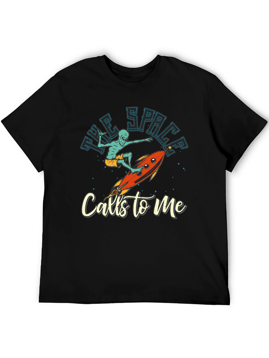 Alien Surfer T-Shirt - The Space Calls To Me
