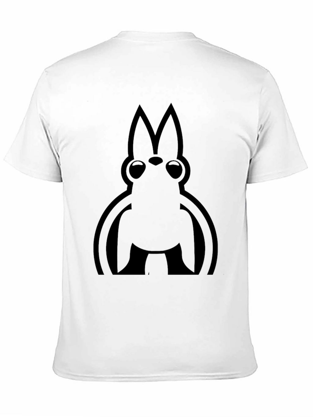 Abstract Graphic Print Black T-Shirt