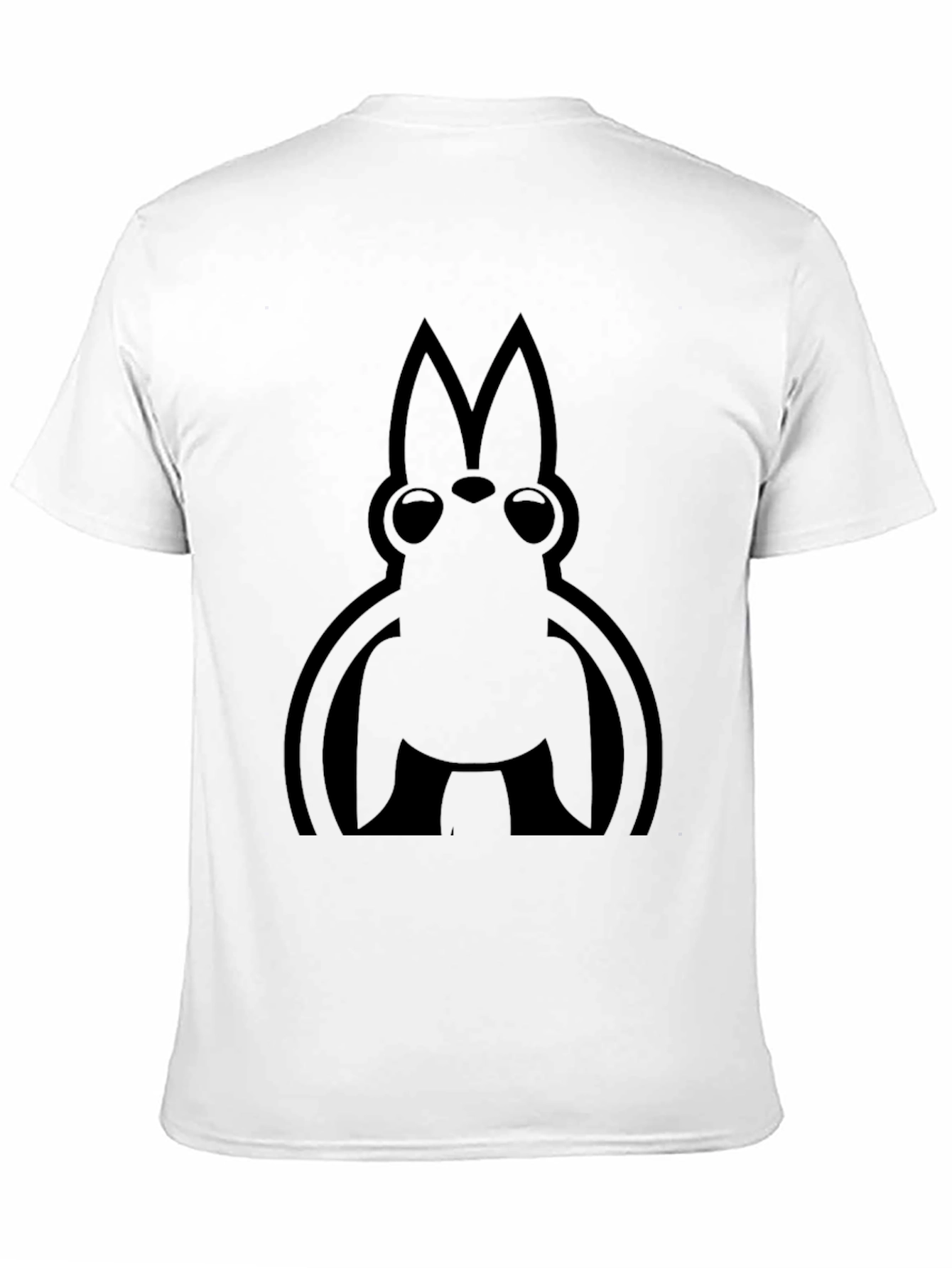 Abstract Graphic Print Black T-Shirt