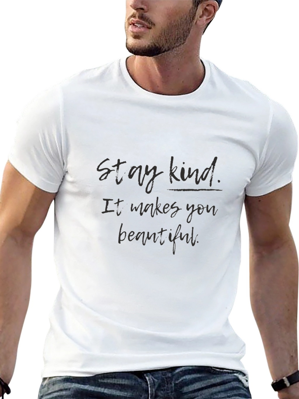 Stay Kind Graphic Tee - Inspirational Message