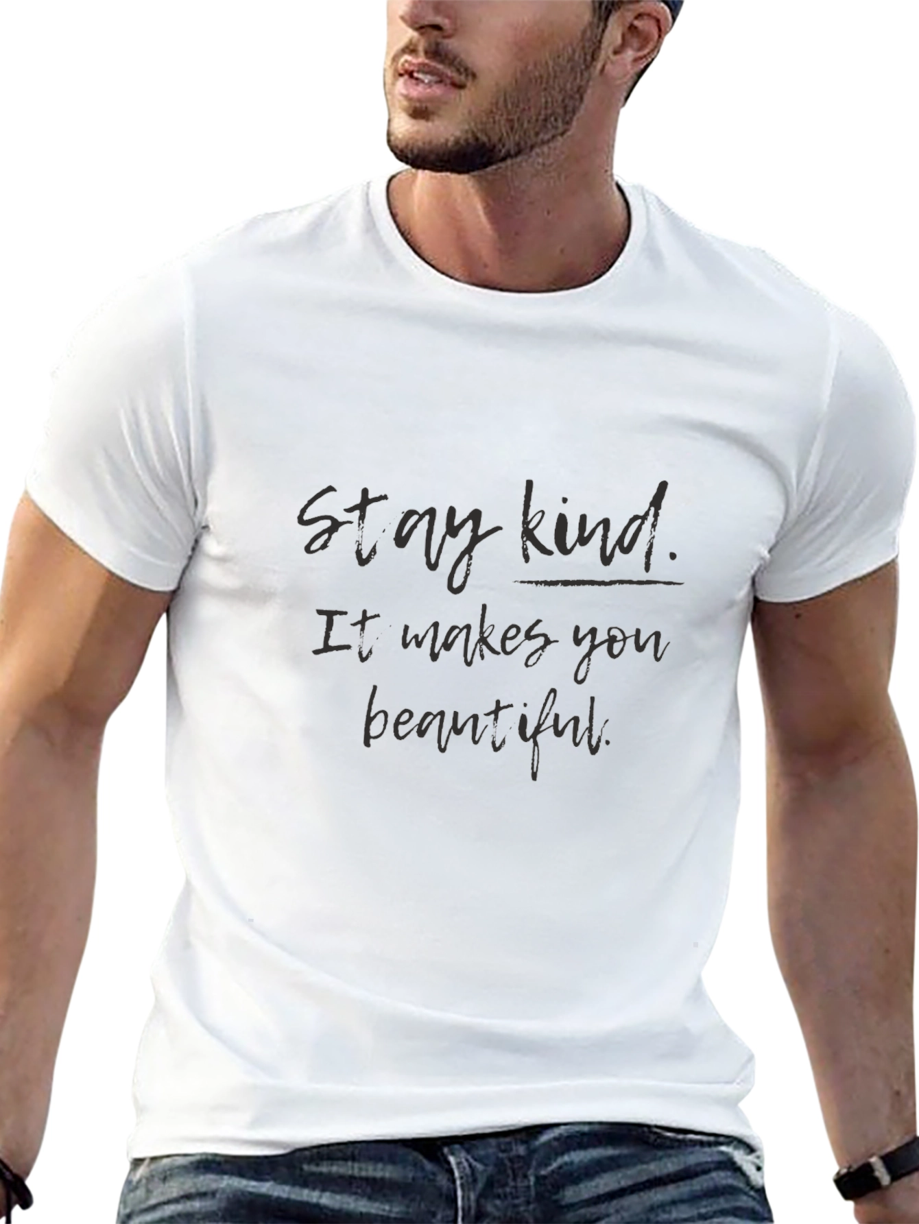 Stay Kind Graphic Tee - Inspirational Message