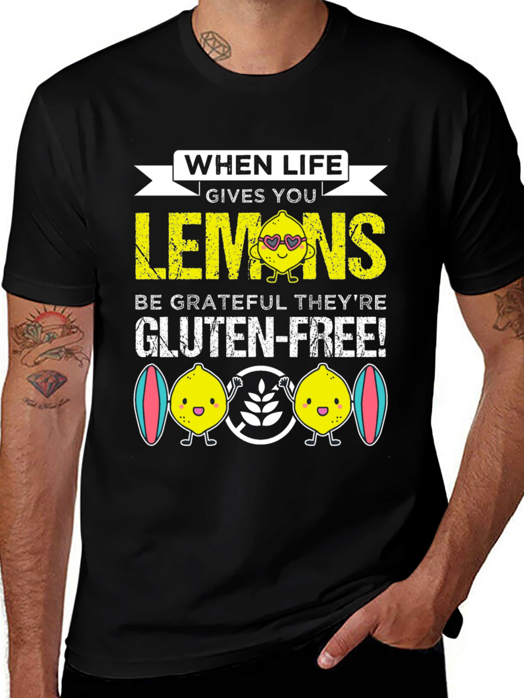 Funny Lemon Gluten-Free T-Shirt