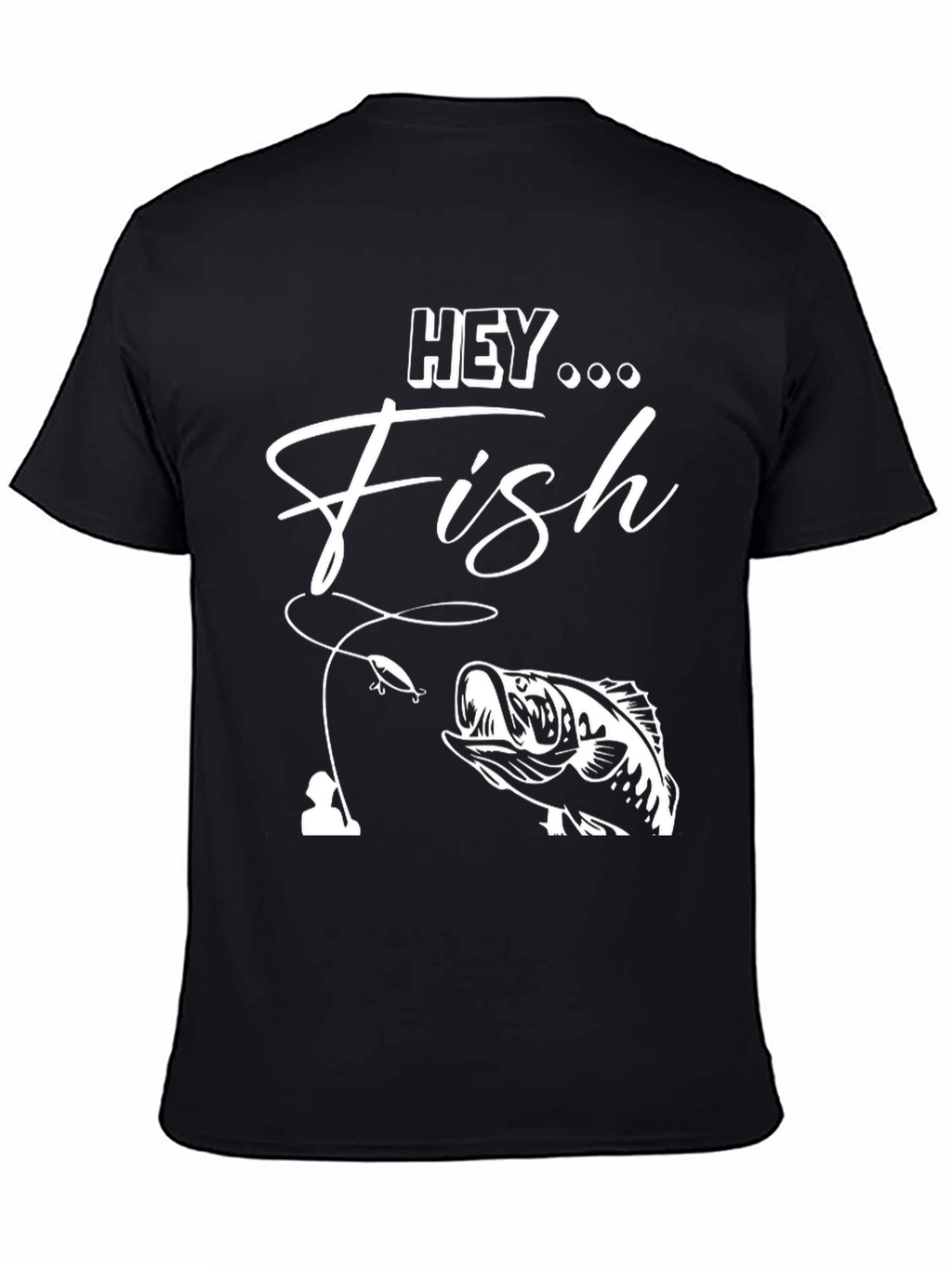 Hey Fish Graphic T-Shirt - Fishing Apparel