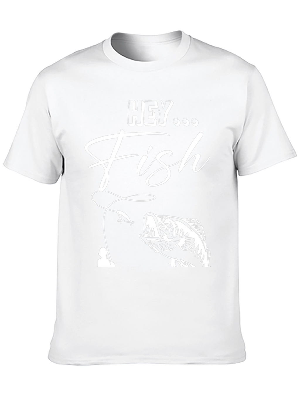 Hey Fish Graphic T-Shirt - Fishing Apparel