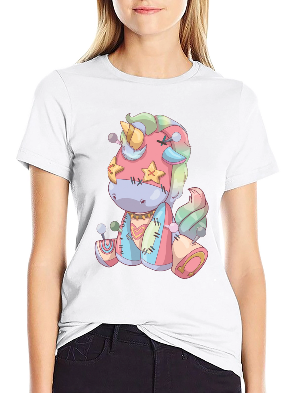 Unicorn Stuffed Animal Graphic Tee