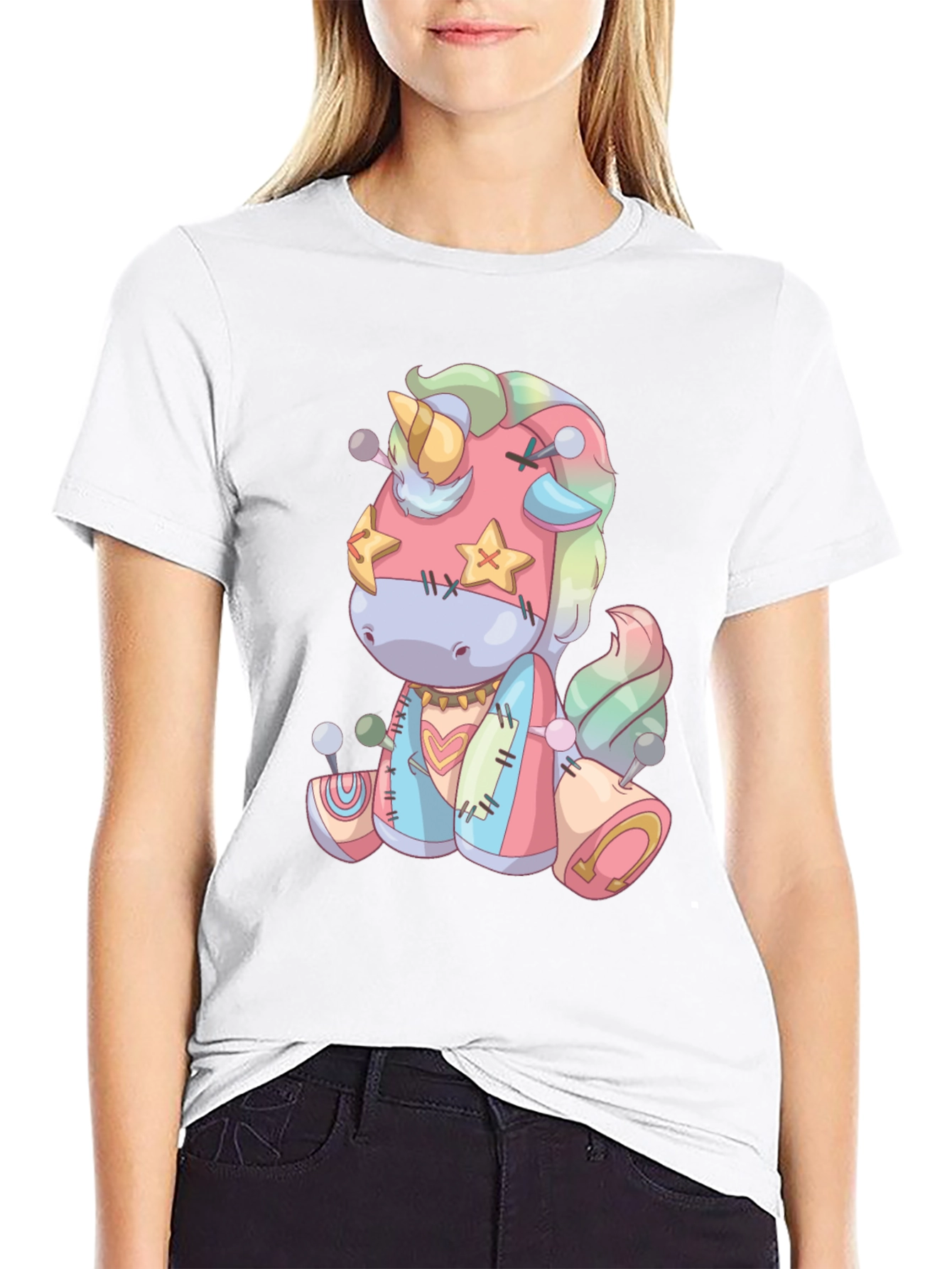 Unicorn Stuffed Animal Graphic Tee