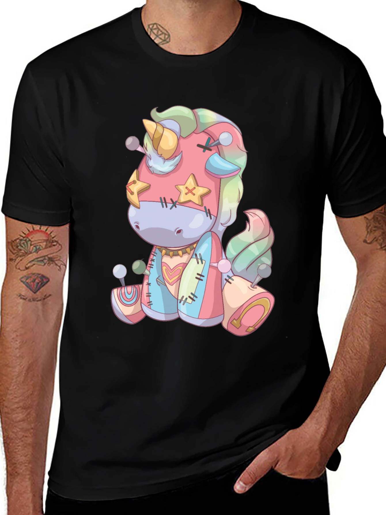 Unicorn Stuffed Animal Graphic Tee