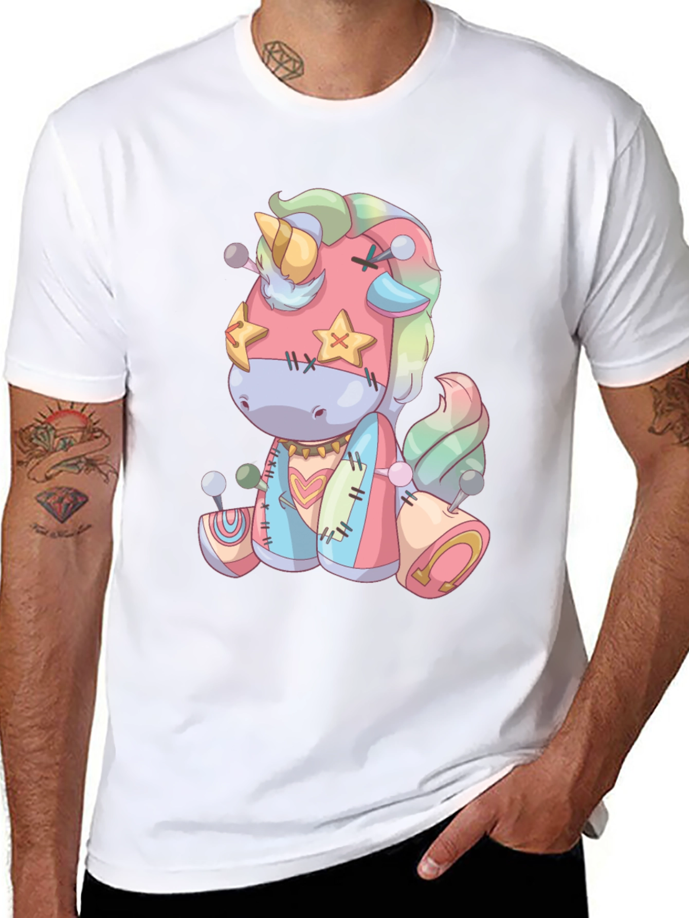 Unicorn Stuffed Animal Graphic Tee