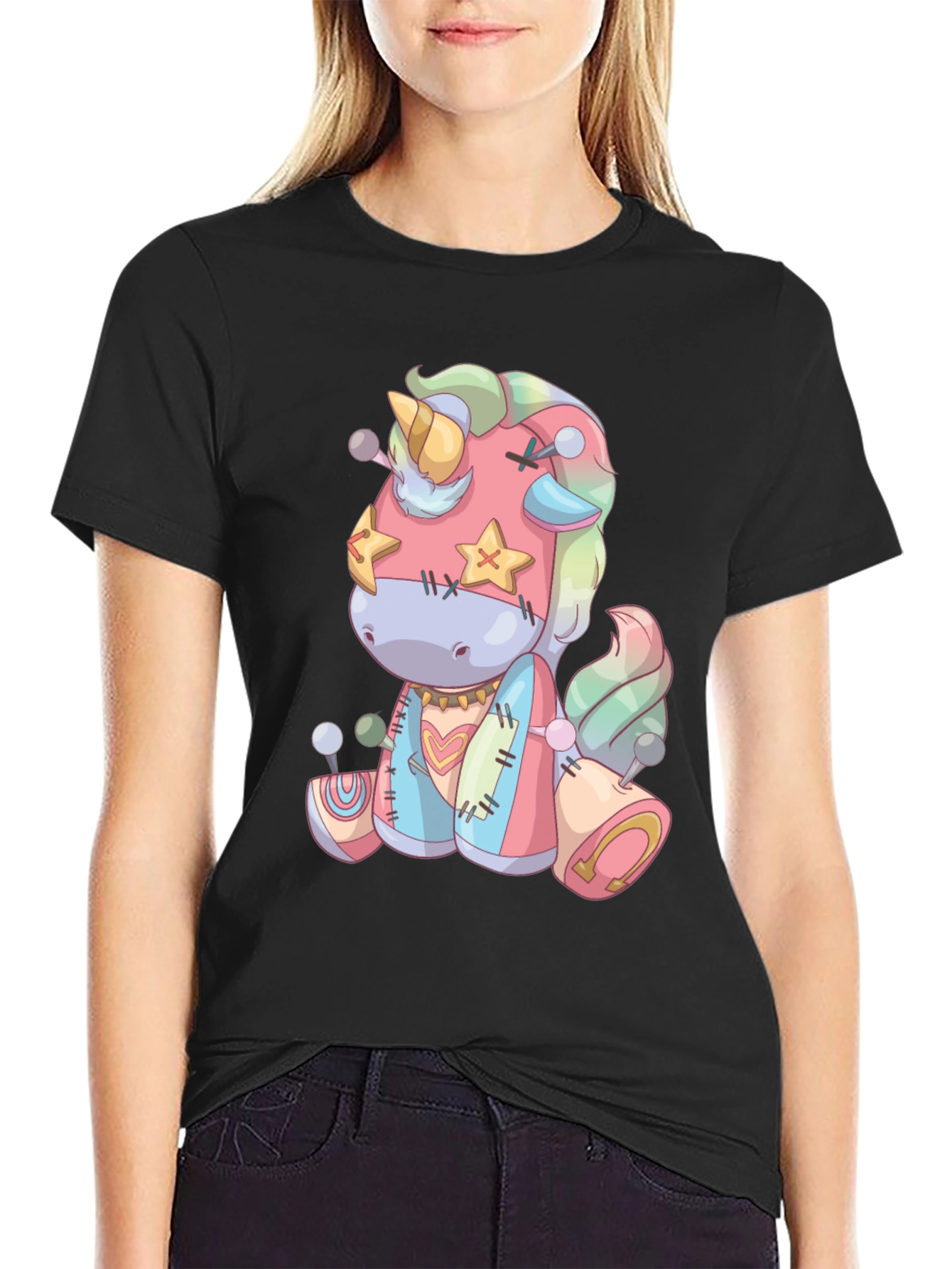 Unicorn Stuffed Animal Graphic Tee