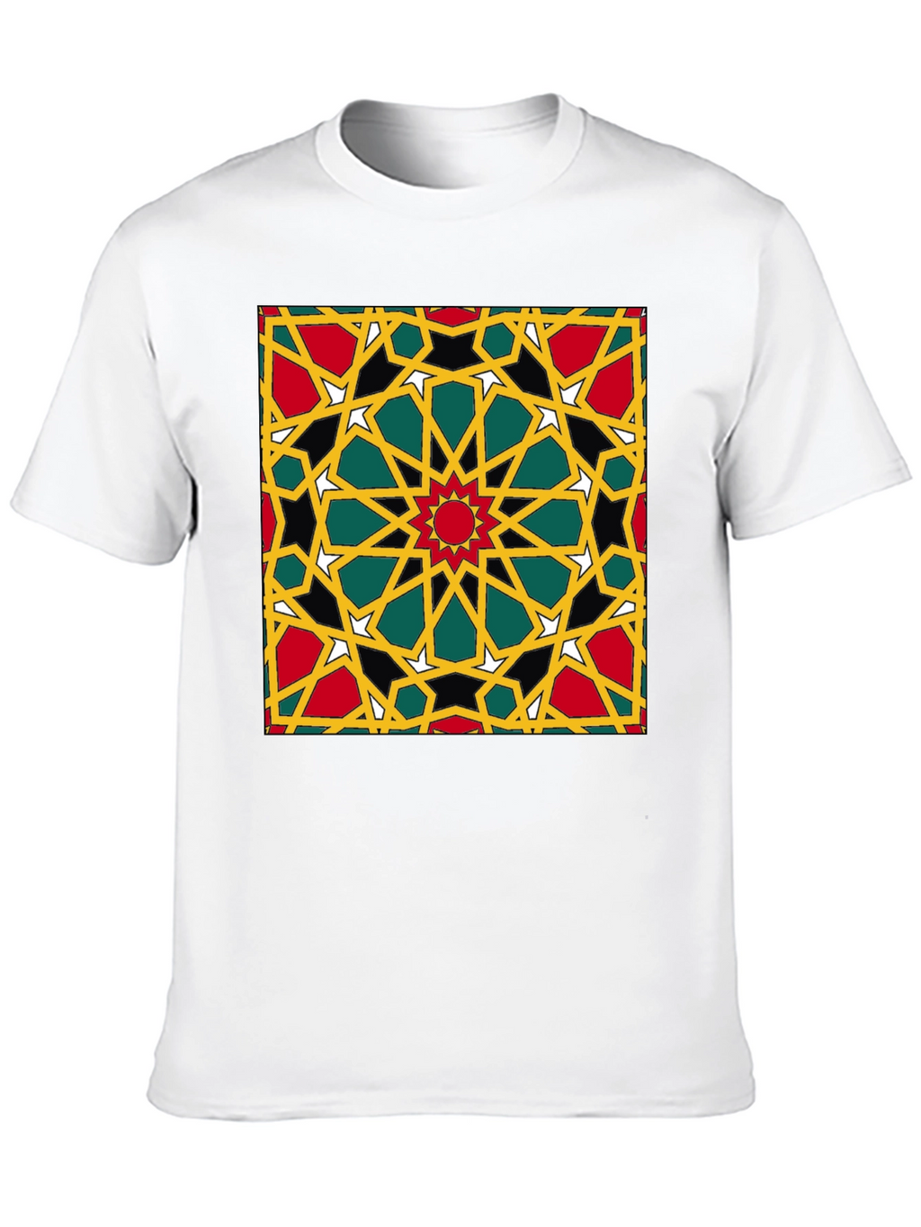 Geometric Pattern Print T-Shirt
