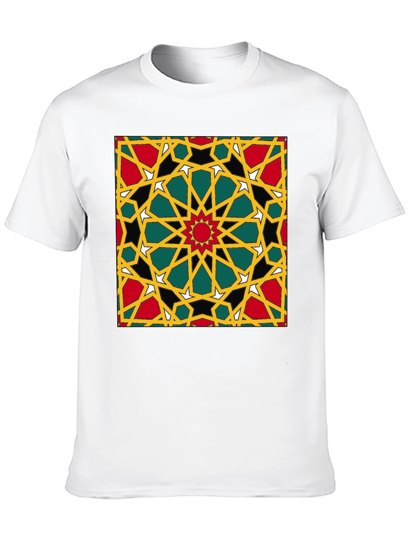 Geometric Pattern Print T-Shirt