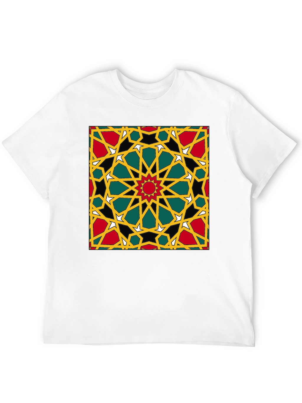 Geometric Pattern Print T-Shirt