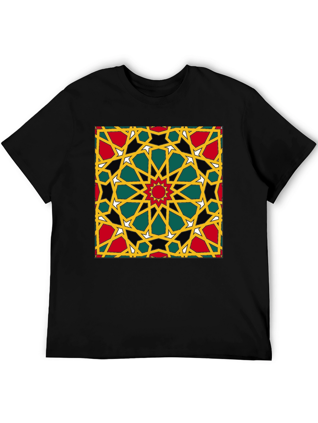 Geometric Pattern Print T-Shirt