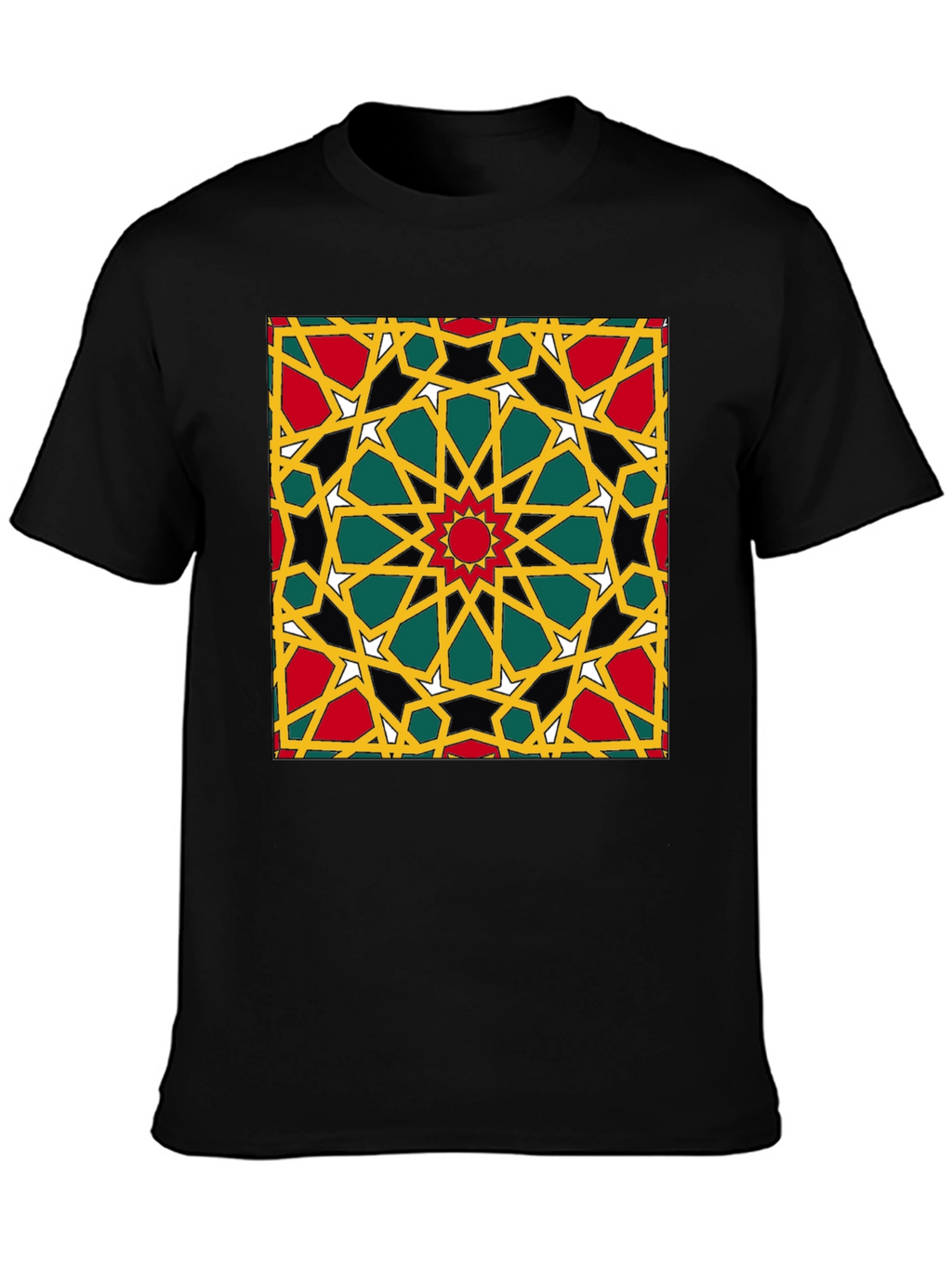 Geometric Pattern Print T-Shirt