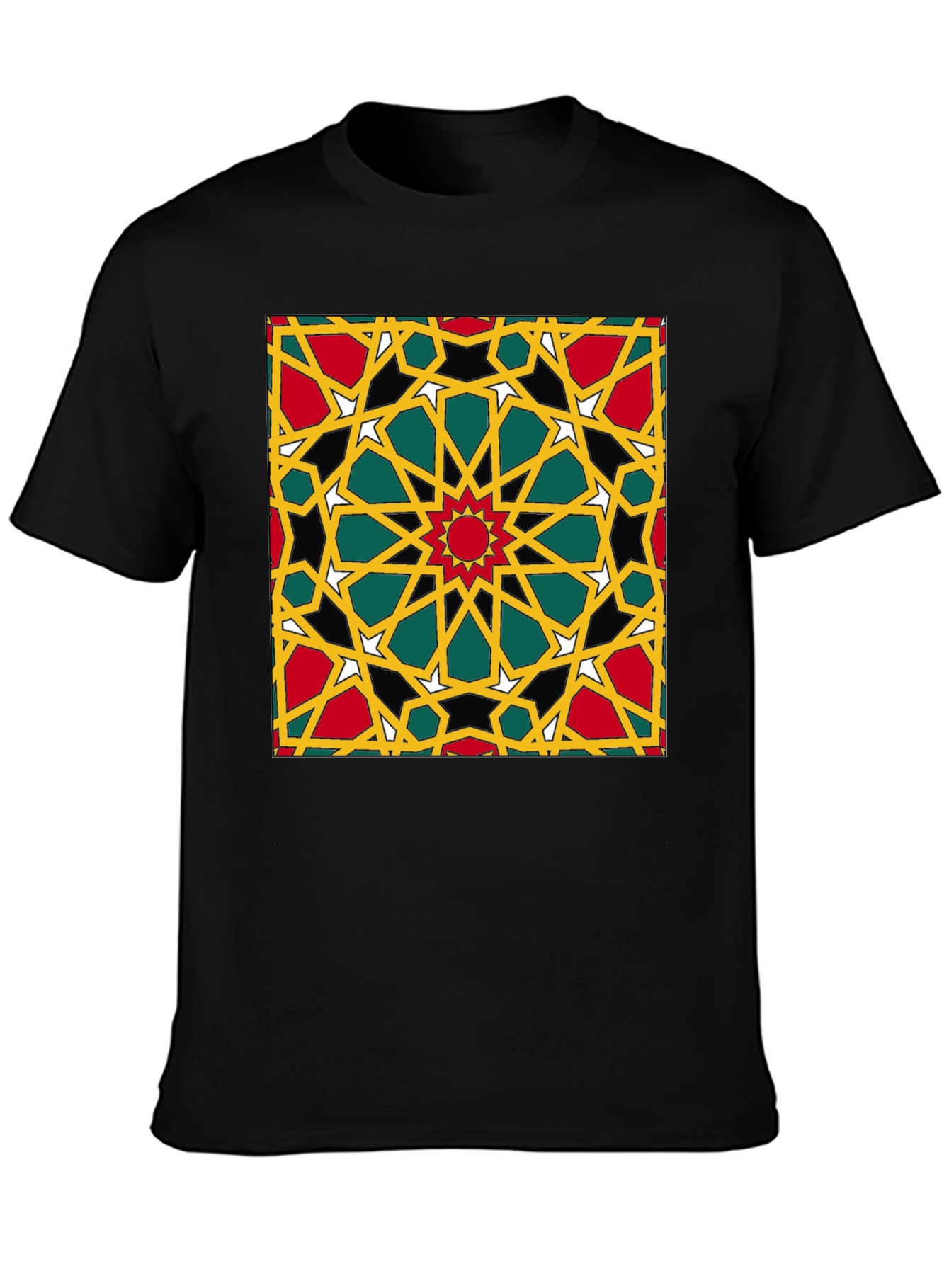 Geometric Pattern Print T-Shirt