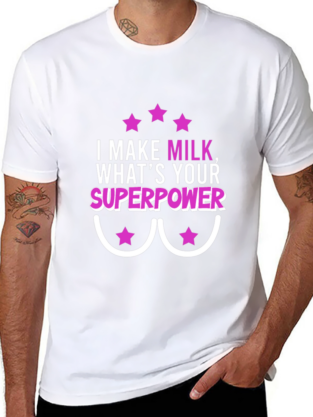 I Make Milk Whats Your Superpower T-Shirt
