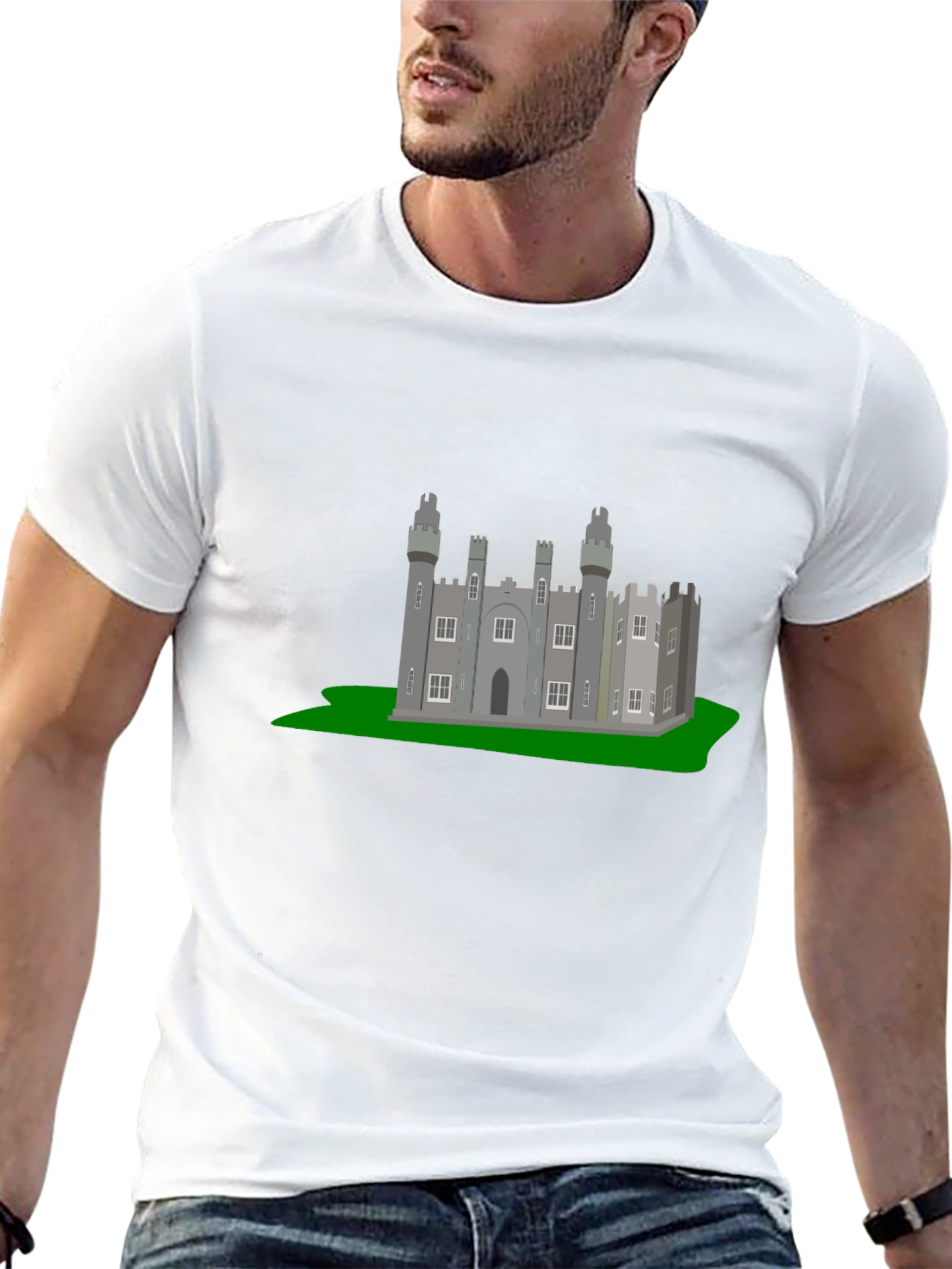 Castle Graphic T-Shirt - Classic Black Tee
