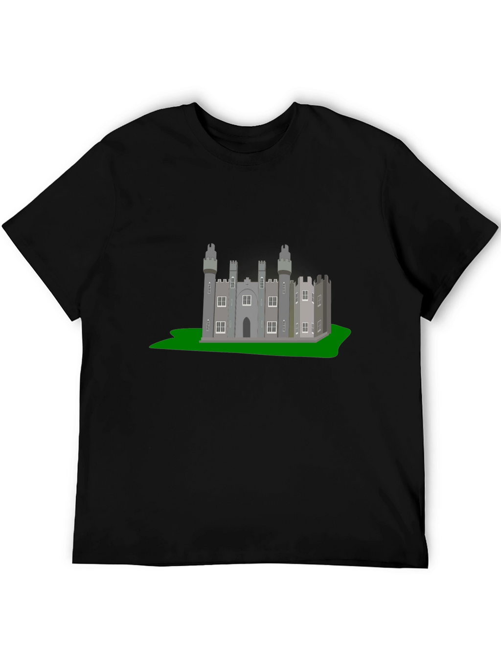 Castle Graphic T-Shirt - Classic Black Tee
