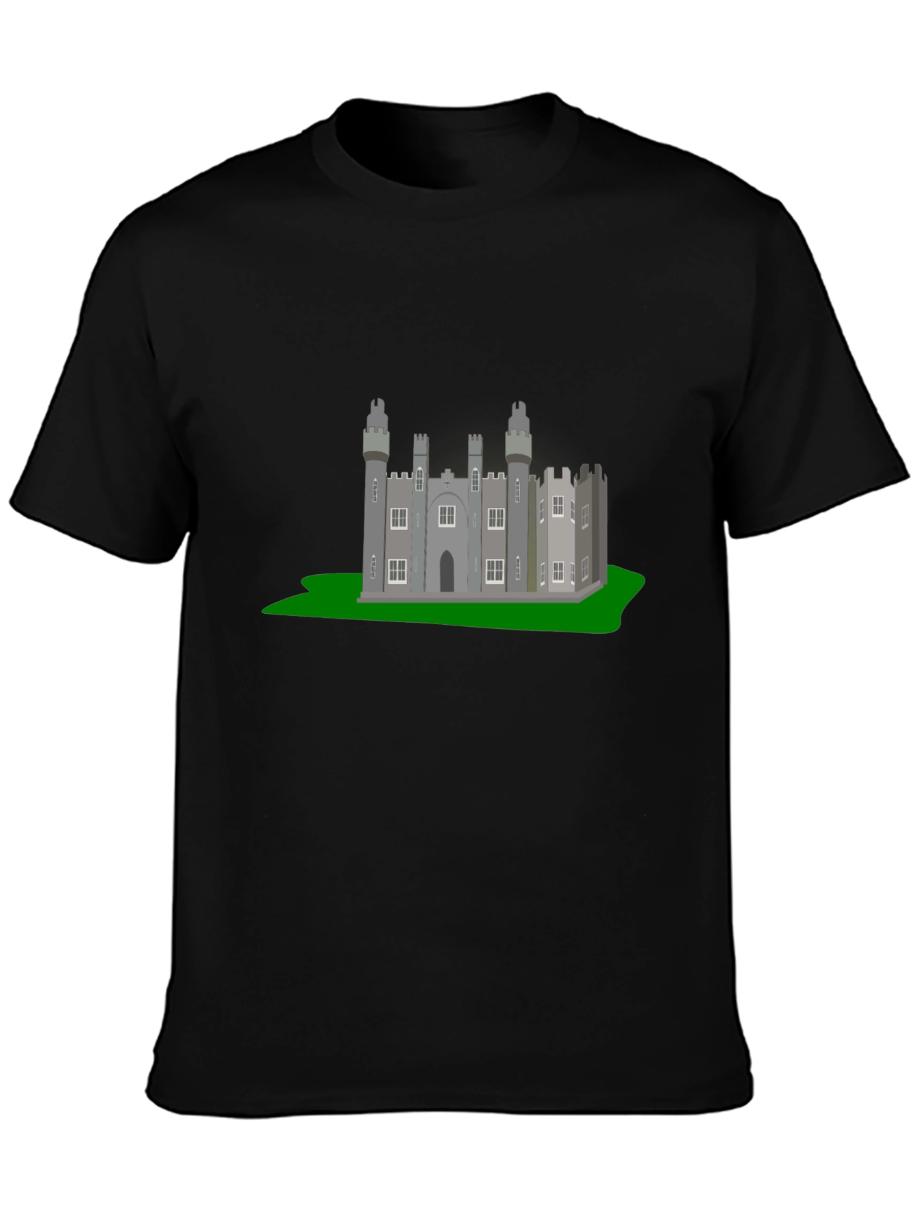 Castle Graphic T-Shirt - Classic Black Tee