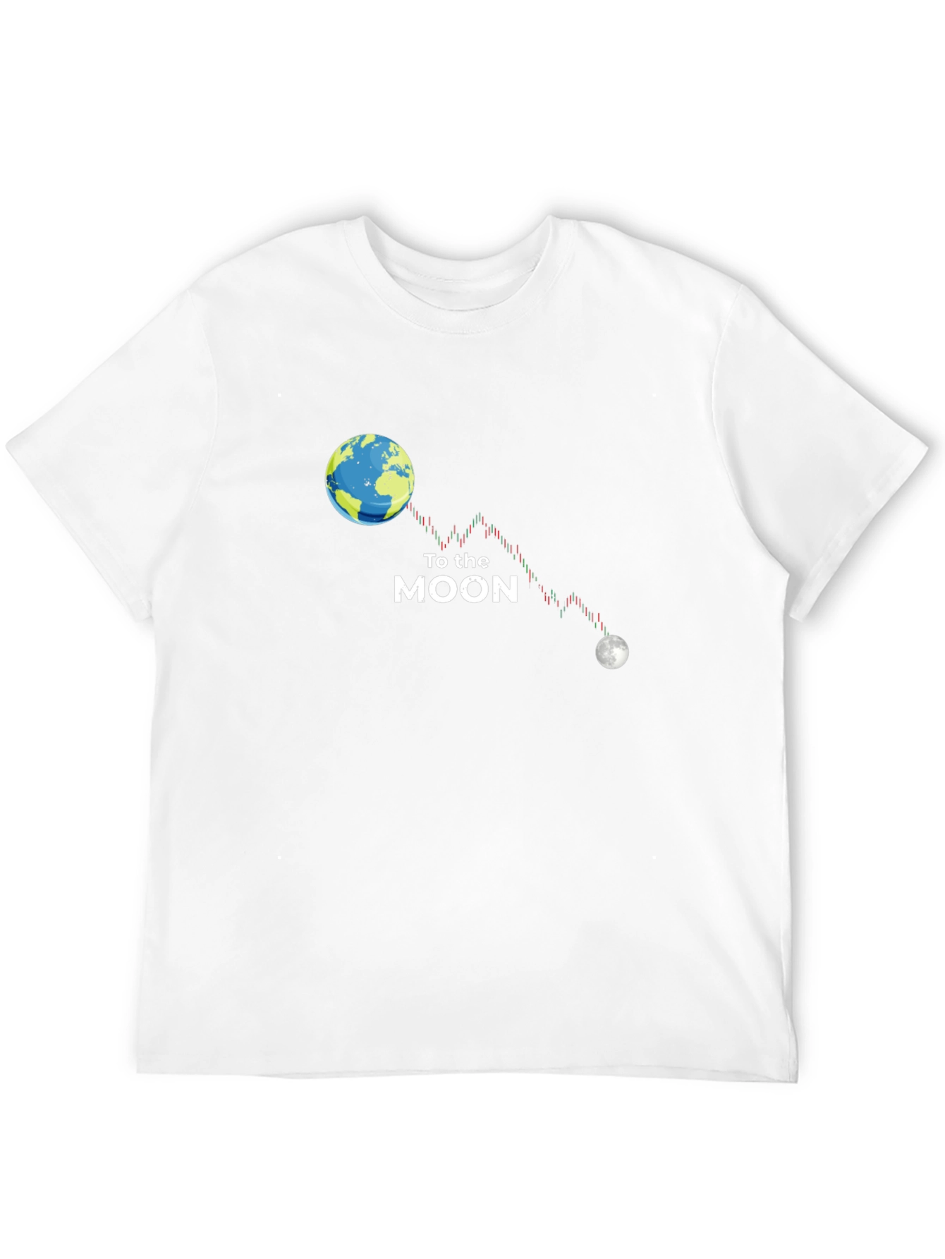 To the Moon Graphic T-Shirt - Crypto Design